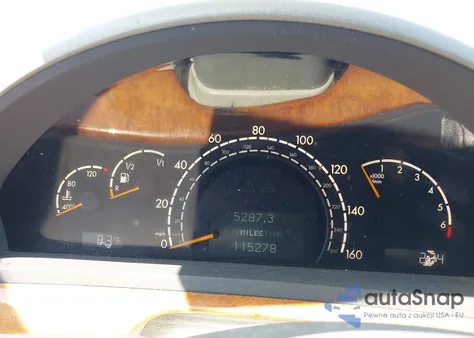 2003 Mercedes-Benz S 430 from USA, damaged, VIN WDBNG70J83A333224